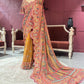 Grand Designer Georgette Saree with Ornate Embroidery