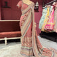 Designer Multi Colour Georgette Saree with Ornate Beadwork