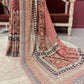 Designer Multi Colour Georgette Saree with Ornate Beadwork