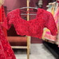 Red Colour Hand Embroidered Lehenga With Designer Blouse