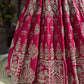 Rani Pink Designer Lehenga with Heavy Gold Embroidery