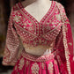 Rani Pink Designer Lehenga with Heavy Gold Embroidery