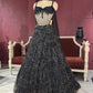 Grand Black Colour Designer Radiant Sequin Detailing Lehenga