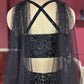 Grand Black Colour Designer Radiant Sequin Detailing Lehenga
