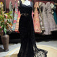 Black Sequin Designer Saree with Embellished Designer Blouse