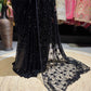 Black Sequin Designer Saree with Embellished Designer Blouse