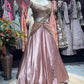 Baby Pink Lehenga with Embellished Blouse & Draped Dupatta