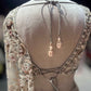 Champagne Embroidered Net Saree with Designer Blouse