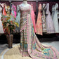Multicolor Embroidered Designer Saree with Embellished Blouse