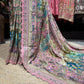 Multicolor Embroidered Designer Saree with Embellished Blouse