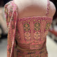 Multicolor Embroidered Designer Saree with Embellished Blouse