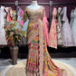 Luxury Multicolor Designer Saree with Heavy Hand Embroidery & Mirror Work