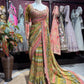 Olive Green Embroidered Designer Saree with Heavy Blouse