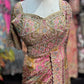 Rose Pink Heavy Embroidered Designer Saree with Embellished Blouse