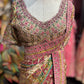 Grand Designer heritage saree With Designer Blouse