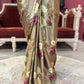 Multi Floral Designer Drape Saree with Floral Elegance
