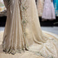 Champagne Beige Designer Saree with Heavy Embroidered Blouse
